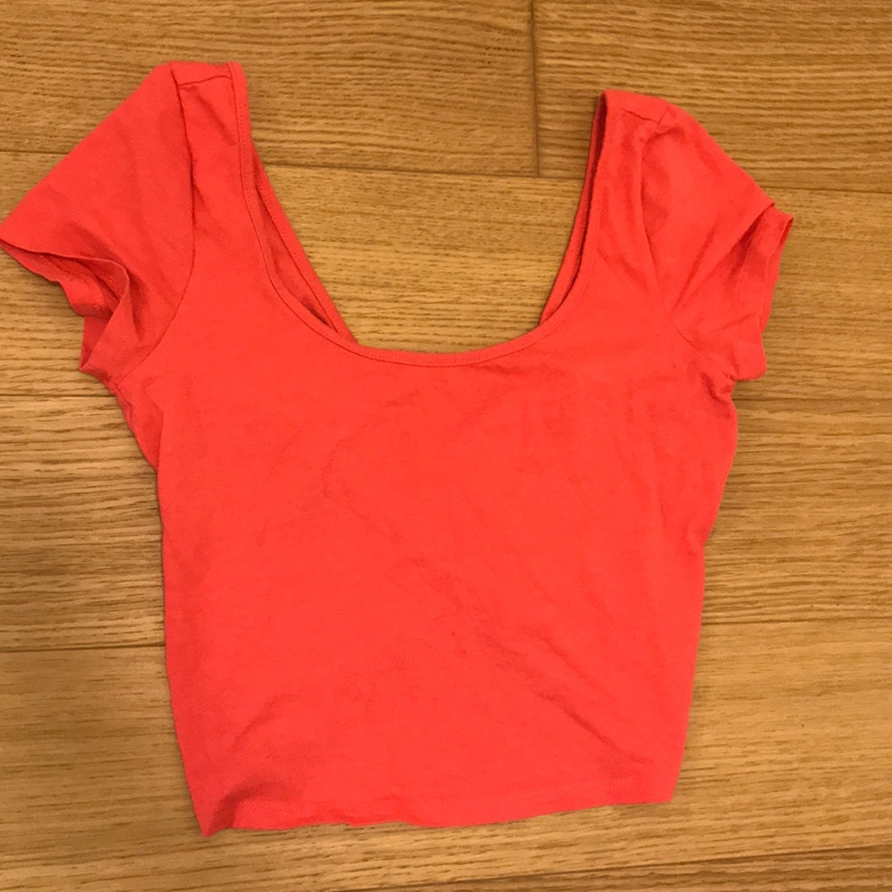 Cross back crop top
